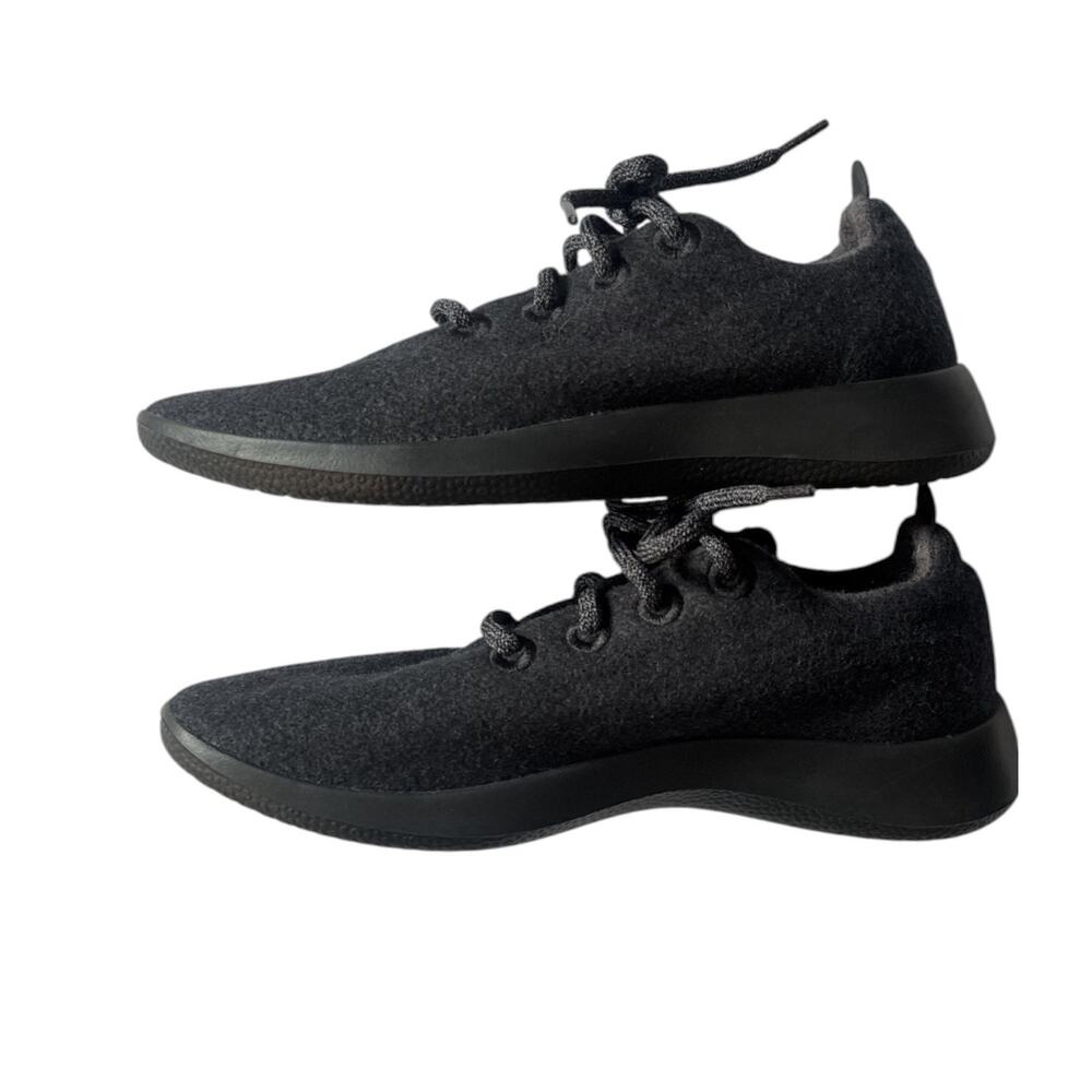 Allbirds Wool Runner Mizzle Shoes Womens 8 Merino Wool Charcoal Black Sneakers - Picture 8 of 10
